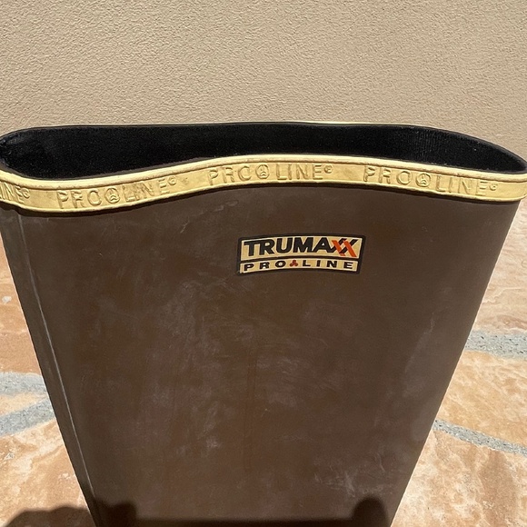 GUC Pro Line TruMaxx Rubber Boots for Men (Size: 10/Color: Brown & Cream) - Picture 4 of 16